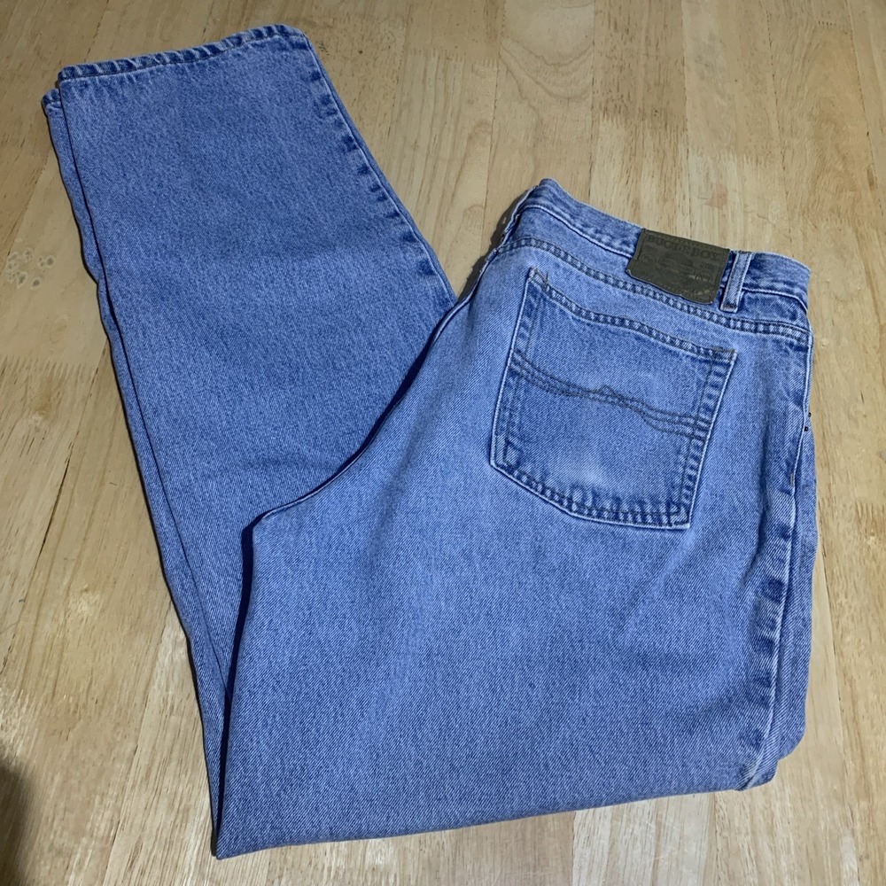 Vintage Bugle Boy‎ Jeans Mens 38X32 Blue Denim High Rise 705 90s